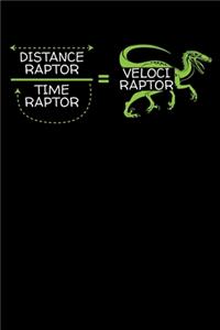 Distance Raptor/ Time Raptor = Velociraptor