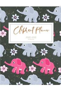 2020 2021 15 Months Baby Elephant Daily Planner
