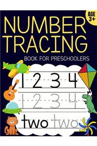 Number Tracing Book for Preschoolers