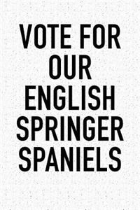 Vote for Our English Springer Spaniels