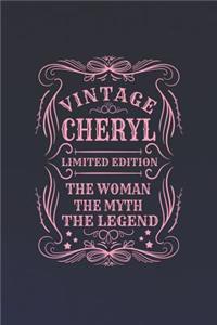 Vintage Cheryl Limited Edition the Woman the Myth the Legend