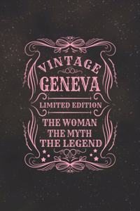 Vintage Geneva Limited Edition the Woman the Myth the Legend