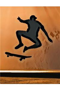 Skateboard Sketchbook Journal Notebook Combo