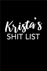 Krista's Shit List