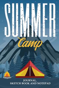 Summer Camp Journal Sketch Book and Notepad