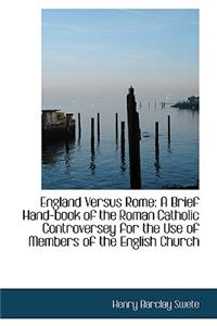 England Versus Rome