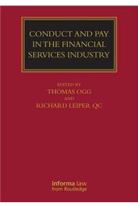 Conduct and Pay in the Financial Services Industry
