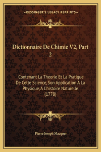 Dictionnaire De Chimie V2, Part 2