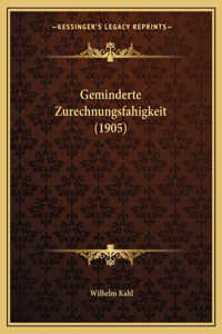 Geminderte Zurechnungsfahigkeit (1905)