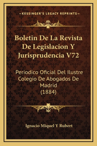 Boletin De La Revista De Legislacion Y Jurisprudencia V72
