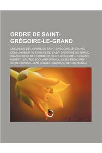 Ordre de Saint-Gregoire-Le-Grand