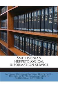 Smithsonian Herpetological Information Service