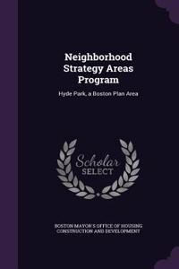 Neighborhood Strategy Areas Program