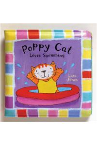 Poppy Cat Bath Books: Poppy Cat Loves Swimming