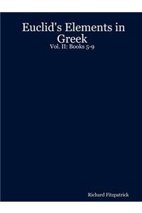 Euclid's Elements in Greek