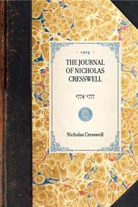 The Journal of Nicholas Cresswell 1774-1777