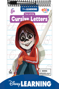 Trace with Me Disney/Pixar Cursive Letters