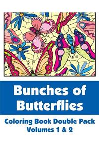 Bunches of Butterflies Coloring Book Double Pack (Volumes 1 & 2)