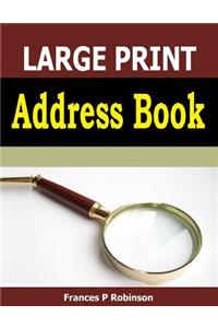 Large Print Address Book