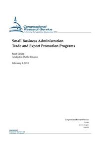 Small Business Administration Trade and Export Promotion Programs