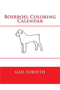 Boerboel Coloring Calendar