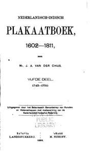 Nederlandsch-Indisch plakaatboek, 1602-1811