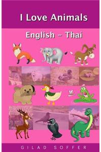 I Love Animals English - Thai