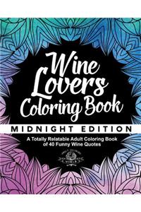 Wine Lover's Coloring Book
