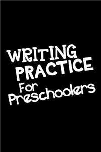Writing Practice For Kindergarten