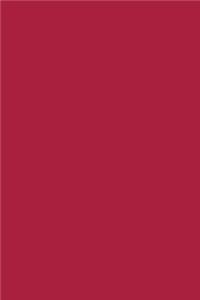 Journal Carmine Red Color Simple Plain Red