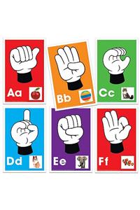 Alphabet: Signs, Letters, Sounds Learning Cards