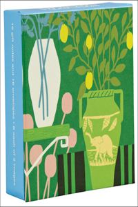 Modern Botanicals Mini Fliptop Notecards with Magnetic Closure, Greeting Cards for All Occasions