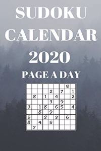 sudoku calendar 2020 page a day