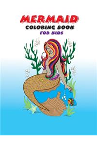 Mermaid Coloring Book For Kids