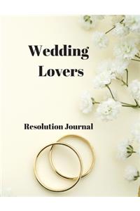Wedding Lovers Resolution Journal