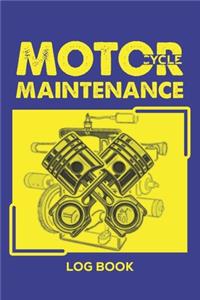 Motorcycle Maintenance Log Book