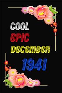 Cool Since 1941 Notebook Birthday Gift