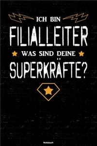 Ich bin Filialleiter was sind deine Superkräfte? Notizbuch