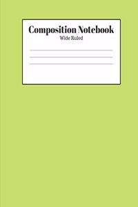 Composition Notebook - Wide Ruled