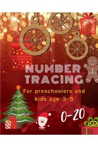 0-20 Number tracing for Preschoolers and kids Ages 3-5