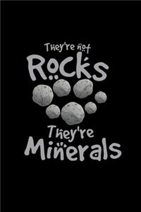 Not rocks they're minerals