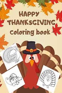 HAPPY THANKSGIVING coloring book