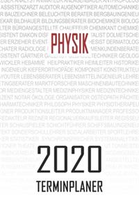 Physik - 2020 Terminplaner