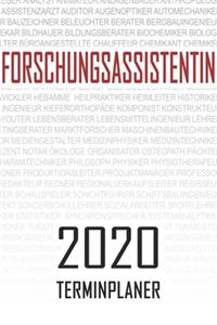 Forschungsassistentin - 2020 Terminplaner