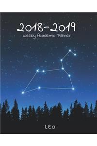 2018-2019 Weekly Academic Planner