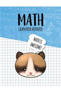 Math Graph Paper Notebook