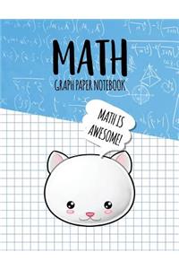 Math Graph Paper Notebook
