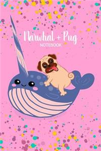 Narwhal + Pug Notebook