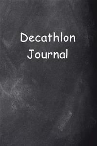 Decathlon Journal Chalkboard Design
