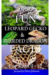 Fun Leopard Gecko and Bearded Dragon Facts for Kids 9-12
